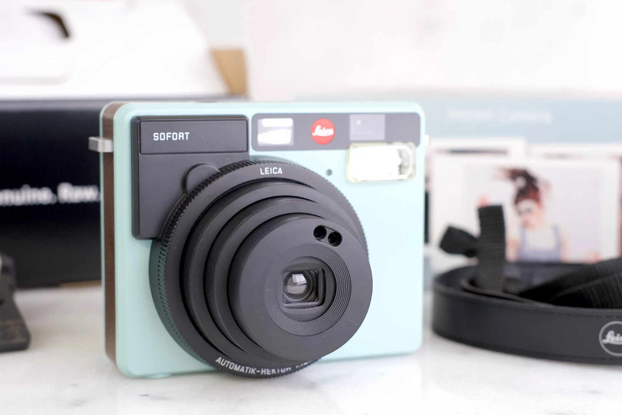 Leica Sofort Instax Instant Camera, Mint Color - Like New in Leica Sofort Instax Instant Camera, Mint Color - Like New in